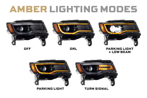 Morimoto Jeep Grand Cherokee (14-22) XB LED Headlights (Gen II) OffRoadUSA.com