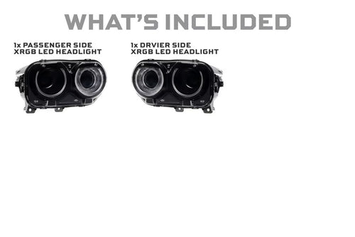 Morimoto Dodge Challenger (15-23) XRGB LED Headlights OffRoadUSA.com