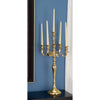 DecMode 5 Holder Gold Aluminum Candelabra EasyOptionXY LLC