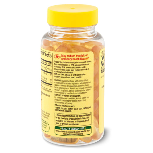Spring Valley Omega-3 Fish Oil? Softgels; 500 mg; 60 Count EasyOptionXY LLC