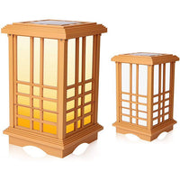 Techko Solar Zen Lantern ¨C Amber or White Light (Height 15.6") EasyOptionXY LLC