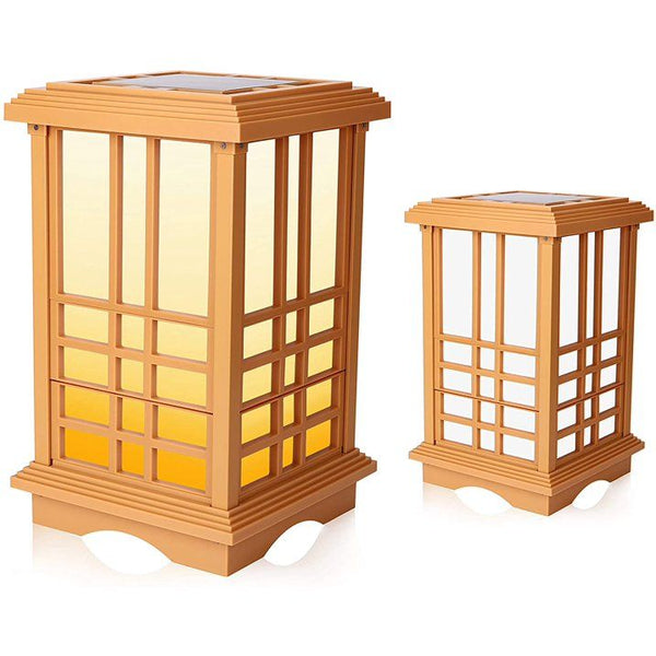 Techko Solar Zen Lantern ¨C Amber or White Light (Height 15.6") EasyOptionXY LLC
