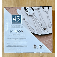 NWB MIKASA Bravo Satin 45 Pc Service For 8- Serving Set Stainless 18/10 Flatware EasyOptionXY LLC