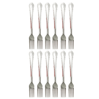 12 Dinner Forks Set Heavy Duty Stainless Steel Cutlery Table Flatware Utensils EasyOptionXY LLC
