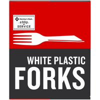 DAILY CHEF Bakers & Chef's Plastic Forks, 600 Ct EasyOptionXY LLC