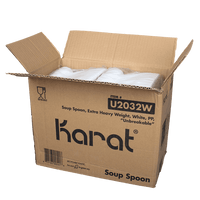 Karat PP Plastic Extra Heavy Weight Soup Spoons - White - 1,000 ct EasyOptionXY LLC