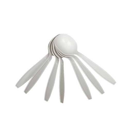 Karat PP Plastic Extra Heavy Weight Soup Spoons - White - 1,000 ct EasyOptionXY LLC