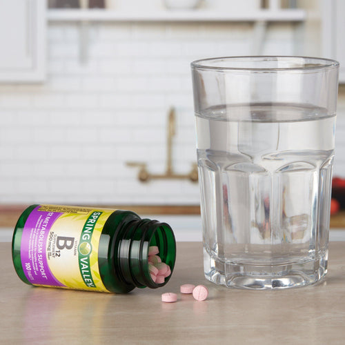 Spring Valley Vitamin B12 Supplement; 500 mcg; 100 Count EasyOptionXY LLC