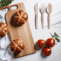 Pickytarian 75ct Disposable Cutlery Set - Serves 25 - Biodegradable Heavy Duty Utensils EasyOptionXY LLC