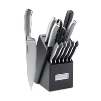 Cuisinart C77SS-13P Graphix Collection 13-Piece Stainless Steel Cutlery Block Set EasyOptionXY LLC
