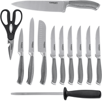 Cuisinart C77SS-13P Graphix Collection 13-Piece Stainless Steel Cutlery Block Set EasyOptionXY LLC