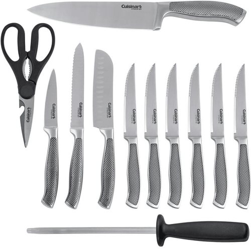 Cuisinart C77SS-13P Graphix Collection 13-Piece Stainless Steel Cutlery Block Set EasyOptionXY LLC