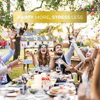 125 Piece Disposable Plastic Dinnerware Set, Gold, by Stock Your Home EasyOptionXY LLC