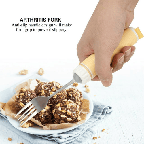 Removable Adaptive Utensils, Elder Utensil Eating Utensils, For Elderly Hand Tremors Parkinson's EasyOptionXY LLC