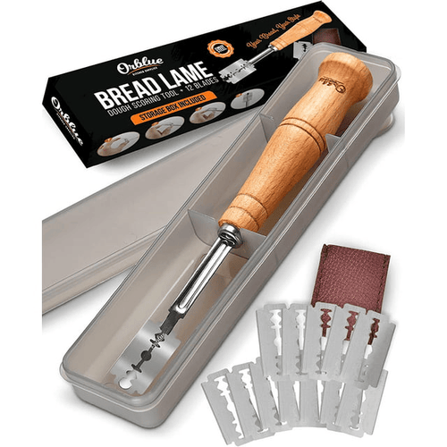 Orblue Bread Lame, Dough Scoring Tool for Artisan Bread, 12 Blades Included EasyOptionXY LLC