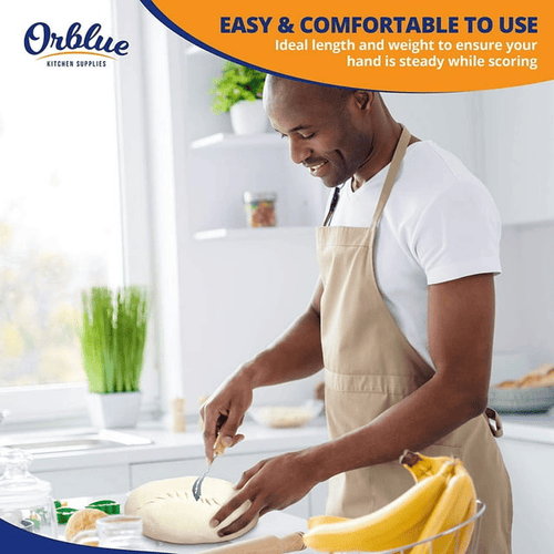 Orblue Bread Lame, Dough Scoring Tool for Artisan Bread, 12 Blades Included EasyOptionXY LLC