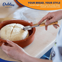 Orblue Bread Lame, Dough Scoring Tool for Artisan Bread, 12 Blades Included EasyOptionXY LLC