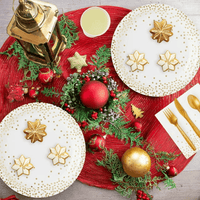 144 Piece White and Gold Party Supplies for Wedding, Birthday - Gold Table Decorations with Plates, Napkins, Cups, and Cutlery (Serves 24) EasyOptionXY LLC