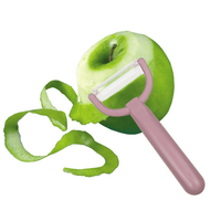 MAXFAVOR Pink 3pcs Blade Sharp Ceramic Kitchen Knife Set Chef Knives 4" 6" + Peeler Cutlery +Covers EasyOptionXY LLC