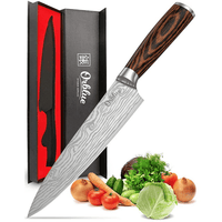 Orblue Chef Knife, 8-Inch High Carbon German Stainless Steel Chef's and Kitchen Knife EasyOptionXY LLC