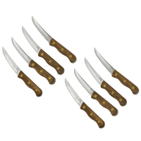 Chicago Cutlery B144 4-Piece Walnut Tradition Steak Knife Set (2-Pack) EasyOptionXY LLC