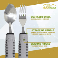 BodyHealt 4 Piece Adaptive Utensil Set - Exact Color EasyOptionXY LLC