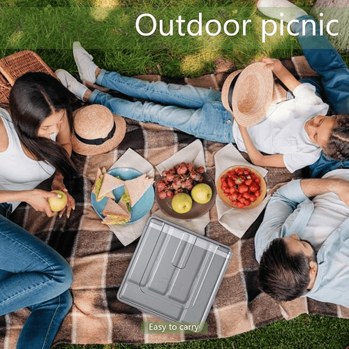 Vachan Plastic Silverware Tray for Drawer Organizer, 5 Compartments Flatware Organizer with Lid Tableware Storage Cutlery Utensil Holder EasyOptionXY LLC