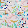 144 Pieces Mermaid Birthday Party Supplies, Dinnerware Set with Plates, Napkins, Cups, Cutlery (Serves 24) EasyOptionXY LLC