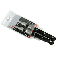 Chef Craft Select Paring Knife Set, 3.5 inch Blade 7 inches in Length 2 Piece Set, Stainless Steel/Black EasyOptionXY LLC