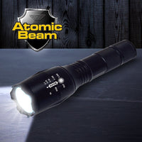 Atomic Beam LED Flashlight by BulbHead, 5 Beam Modes, Tactical Light Bright Flashlight EasyOptionXY LLC