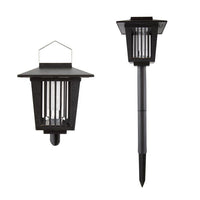 Solar Power UV Mosquito and Bug Zapper LED Light?Black by Pure Garden EasyOptionXY LLC