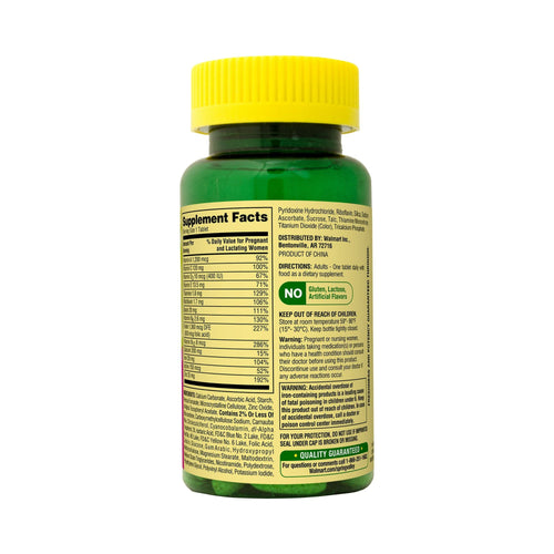 Spring Valley Prenatal Multivitamin/Multimineral Tablets Dietary Supplement; 100 Count EasyOptionXY LLC