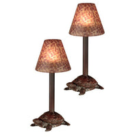 Art Glass Ensembles Amber Votive Candle Holder EasyOptionXY LLC