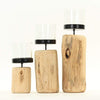 Driftwood Candle Holders Set of 3 EasyOptionXY LLC
