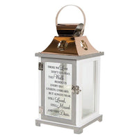 Carson Home Accents 57447 Walk Beside Us Memorial Battery Flameless Lantern EasyOptionXY LLC