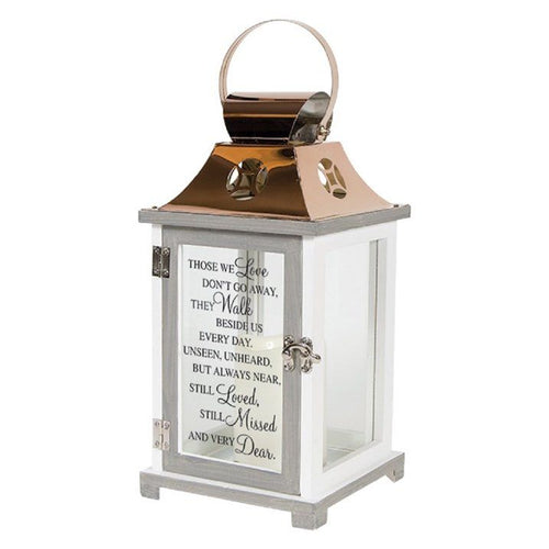 Carson Home Accents 57447 Walk Beside Us Memorial Battery Flameless Lantern EasyOptionXY LLC