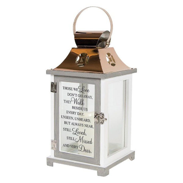 Carson Home Accents 57447 Walk Beside Us Memorial Battery Flameless Lantern EasyOptionXY LLC