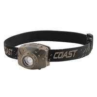 COAST FL60R Rechargeable Dual Power 450 Lumen Wide Angle Flood Beam Focusing LED Headlamp, 3.3 oz EasyOptionXY LLC
