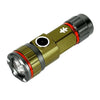 Swiss Tech 1000LM Mini LED Rechargeable Turbo Flashlight, IP67 Weatherproof, 0.18lbs, Green EasyOptionXY LLC