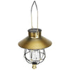 9" Bronze Outdoor Hanging Solar Lantern with Handle EasyOptionXY LLC