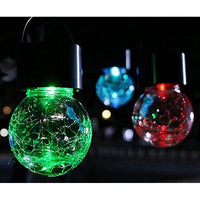 NEX Red Solar Outdoor Hanging Lanterns (3 Pieces) EasyOptionXY LLC