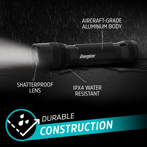 Energizer Hybrid Tactical LED Light, 1200 Lumen, IPX4, Aluminum Body EasyOptionXY LLC