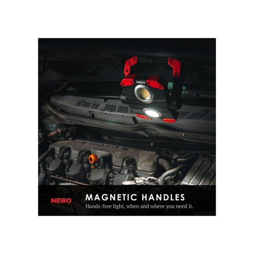 NEBO Omni 2,000 Lumen COB LED Black Rechargeable Handheld Work Light EasyOptionXY LLC