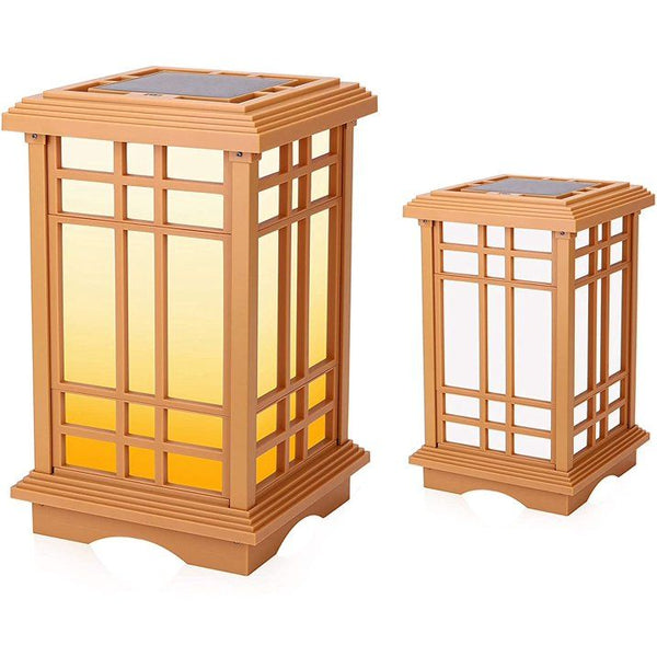 Techko Solar Zen Lantern ¨C Amber or White Light (15.6"high) EasyOptionXY LLC