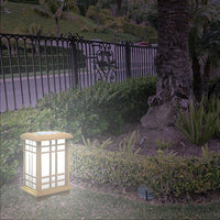 Techko Solar Zen Lantern ¨C Amber or White Light (15.6"high) EasyOptionXY LLC