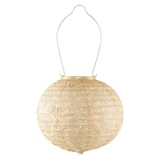 Allsop Home Garden 31771 Soji Stella Globe 8-In. Tyvek Solar Lantern (Pearl) EasyOptionXY LLC