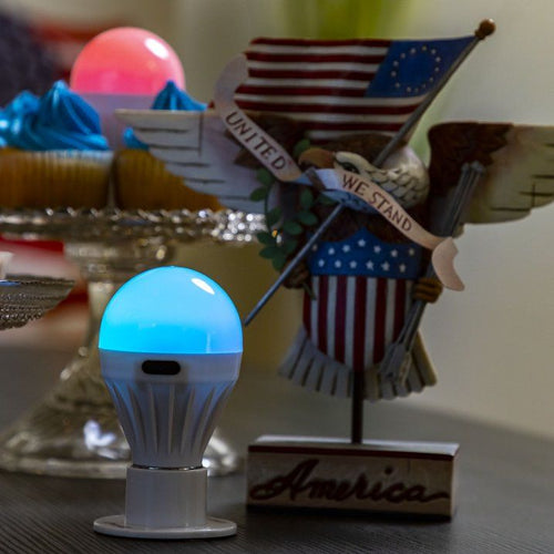 LitezAll COB LED Porta Bulb Color Changing Remote Control Light 200 Lumens 3 AAA Batteries EasyOptionXY LLC