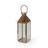 Noble House Tulsa 22" Modern Outdoor Stainless Steel Lantern in Rose Gold EasyOptionXY LLC