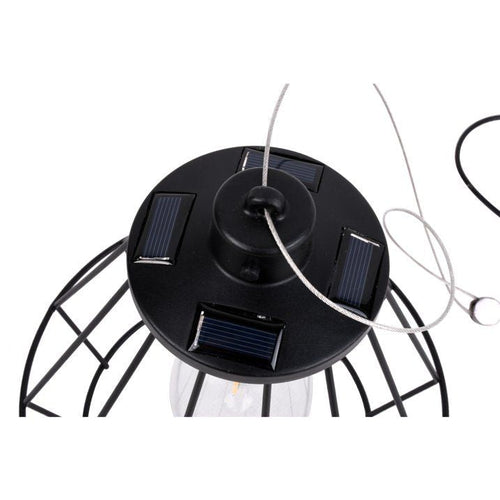 Better Homes & Gardens Conical Black Metal Solar powered Lantern EasyOptionXY LLC