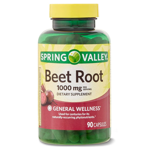 Spring Valley Beet Root Dietary Supplement; 1000 mg; 90 Count EasyOptionXY LLC